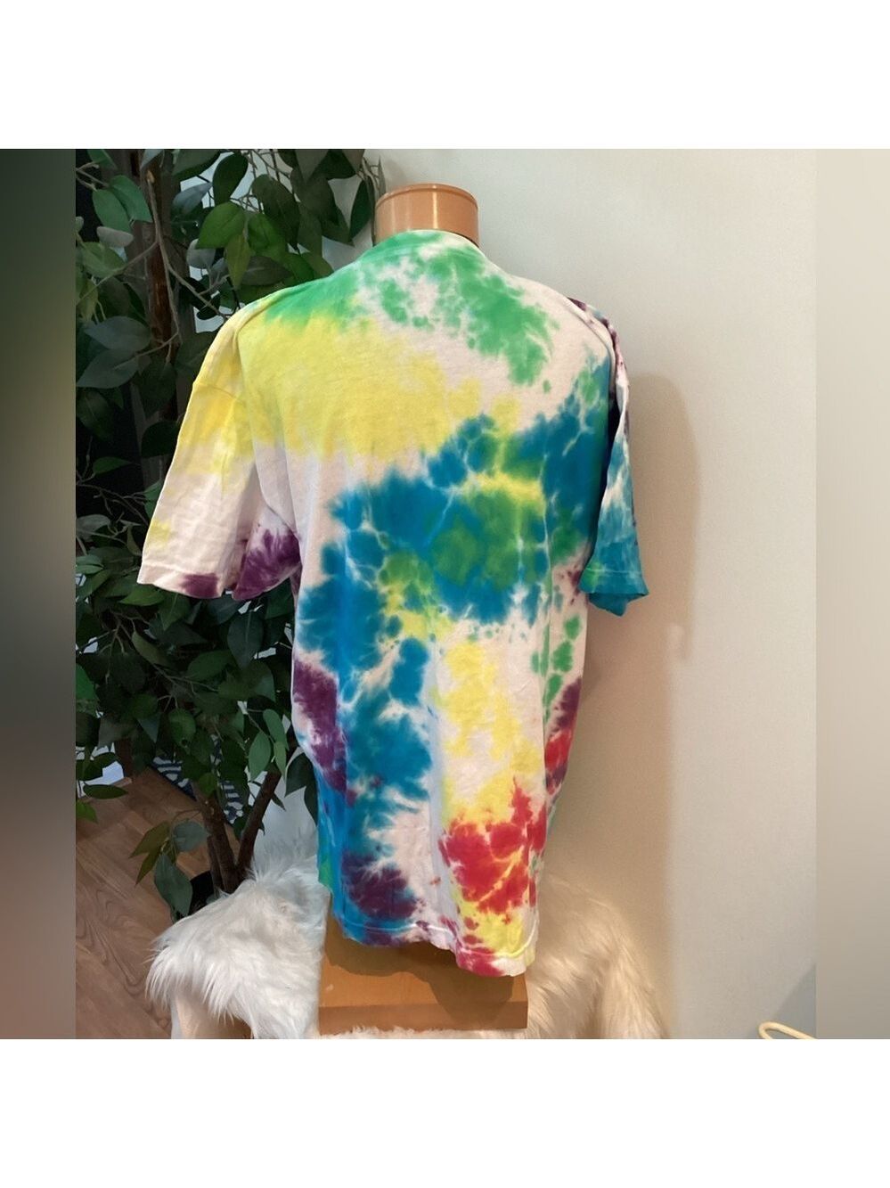 Liquid Blue tie die Jimmi Hendrix short sleeve tee shirt Men’s XL - Picture 3 of 11